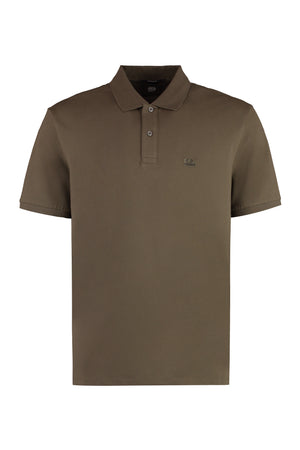 Cotton piqué polo shirt-0